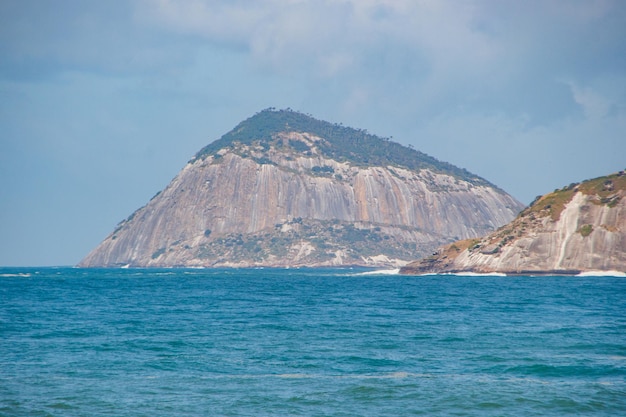 Archipel der cagarras-inseln in rio de janeiro brasilien