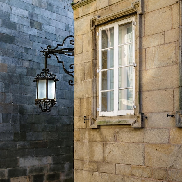 Architektonisches Detail in Santiago de Compostela Galicien Nordspanien