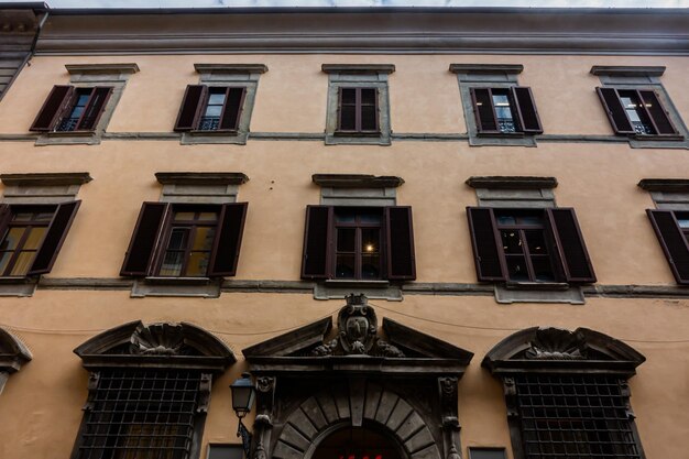 Foto architektur fassade eines gebäudes in italien