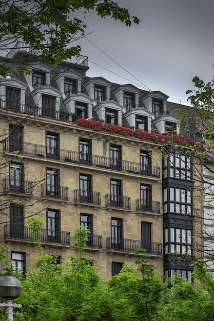 Architektur und Gebäude von San Sebastian im Baskenland