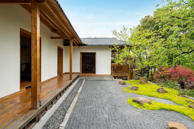 Architektur und Landschaftsarchitektur im japanischen Stil