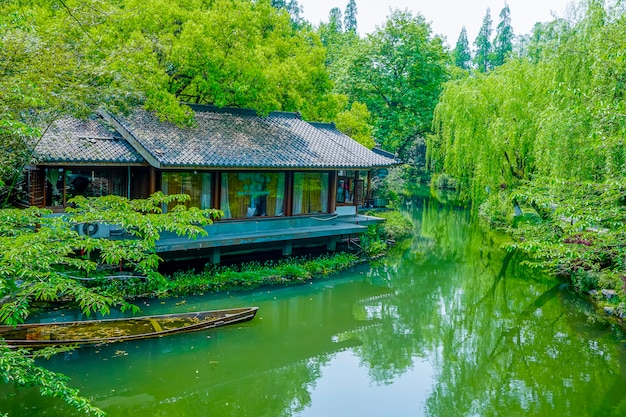 Architekturlandschaft der chinesischen klassischen Gärten