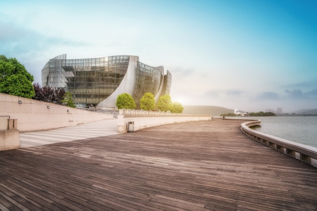 Architekturlandschaft des Xuzhou Yunlong Sees