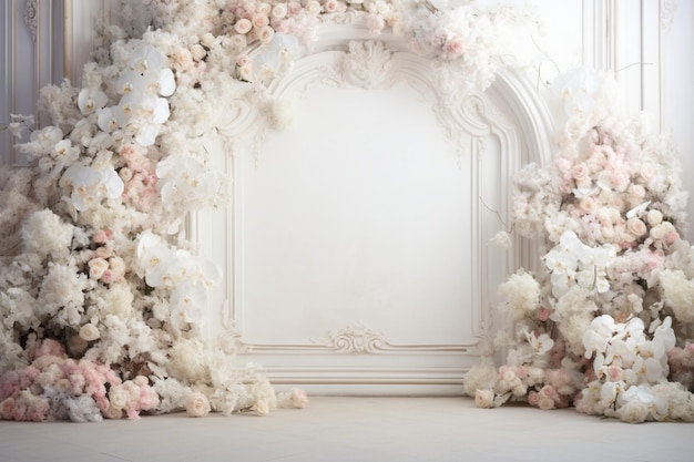 Arco de bodas con flores