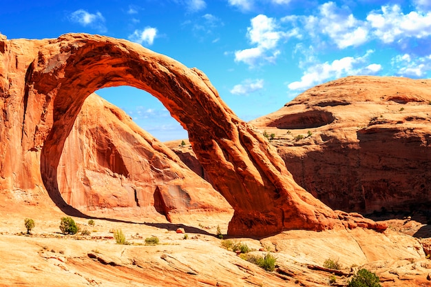 Arco corona no sul de utah