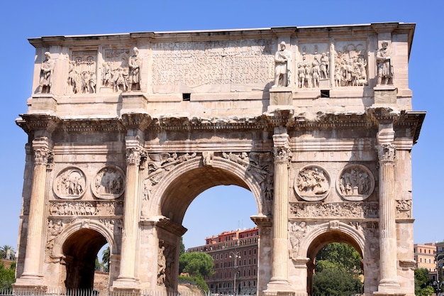 Arco de Constantino em Roma Itália