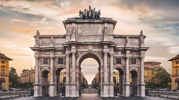 Foto el arco della pace en milán