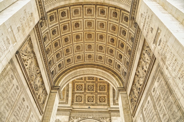 Foto arco do triunfo étoile em paris