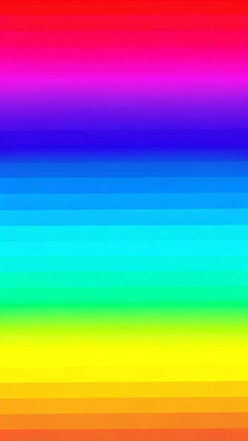 un arco iris de colores en una pantalla de computadora