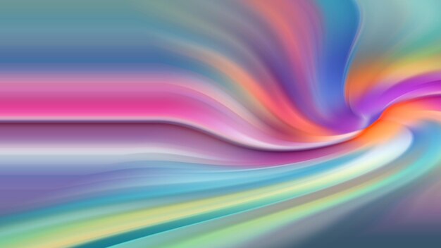 un arco iris colorido se muestra con un fondo de color arco ires