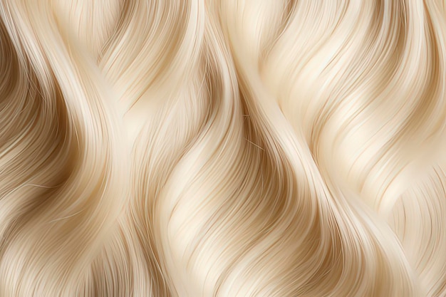 Foto arco-íris de cabelo rizado dourado imagem gerada por tecnologia de ia