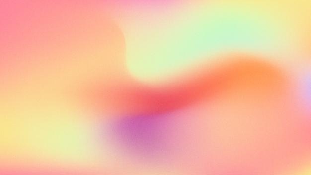 Arco-íris de gradiente suave multicolor em textura granulada abstrata
