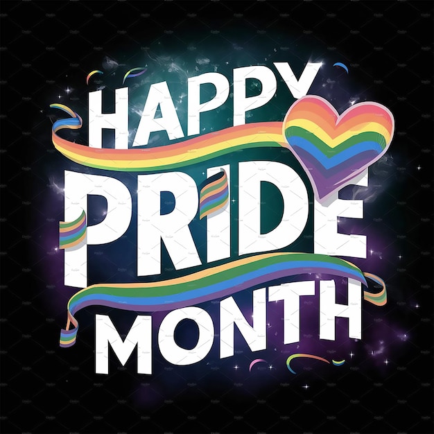 Foto un arco iris feliz mes mes mes mes meses meses meses meses