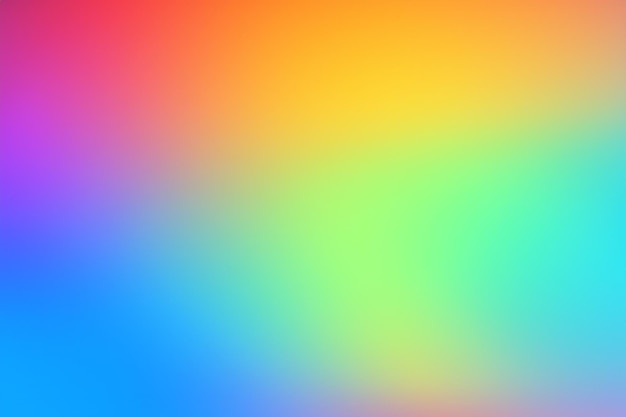 un arco iris se muestra sobre un fondo blanco