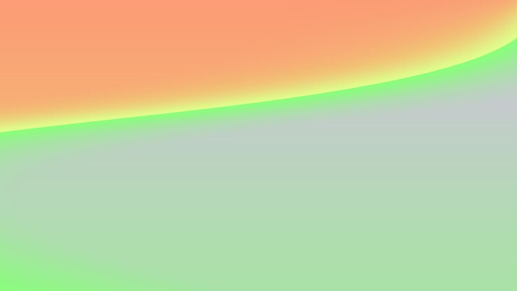 Foto un arco iris se muestra sobre un fondo verde
