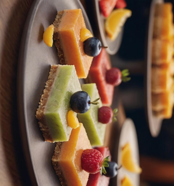 Un arco iris de sabores en la fiesta