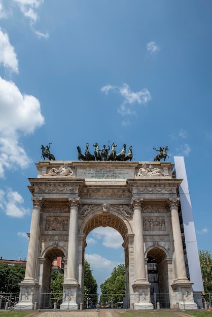 Arco de la paz en Milán Italia