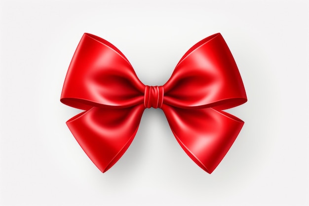 Arco vermelho sobre fundo branco