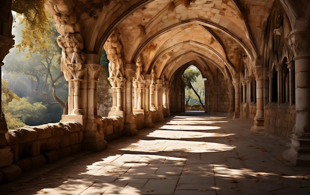 Arcos de pedra clássicos antigos de beleza atemporal