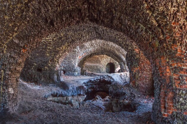 Arcos inchados dentro do Forte Zverev