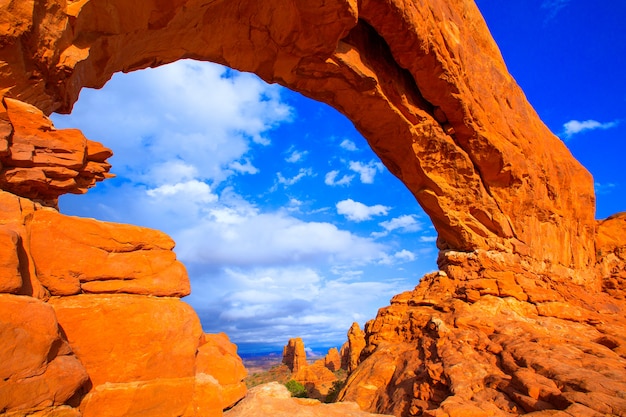 Arcos parque nacional, em, moab, utah, eua