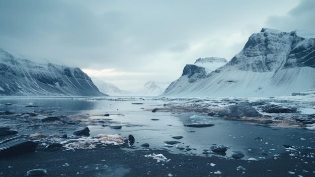 Arctic Fjord Moody Colors e Imagens Inspiradas na Natureza