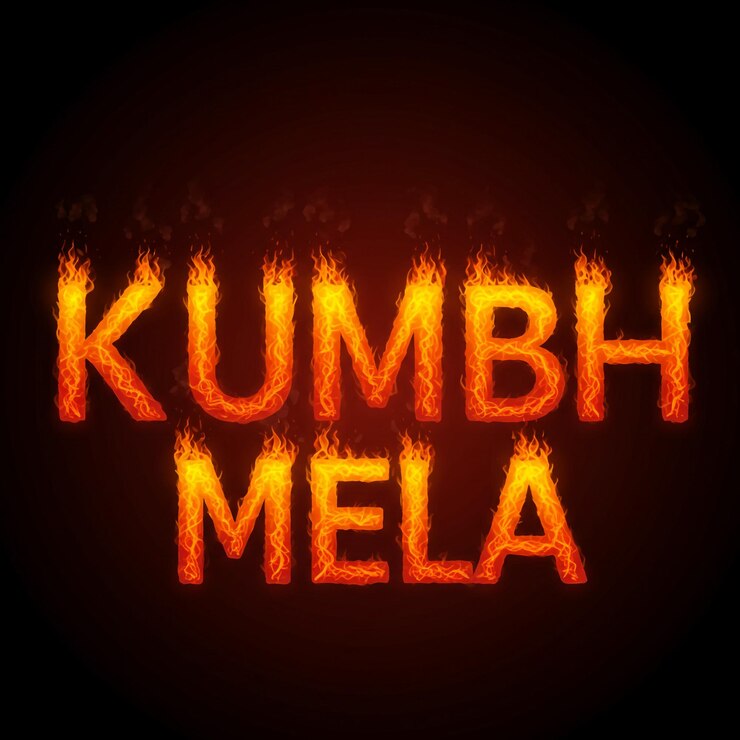 Foto el ardiente kumbh mela