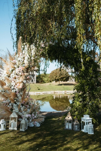 Foto Área de cerimónia de casamento
