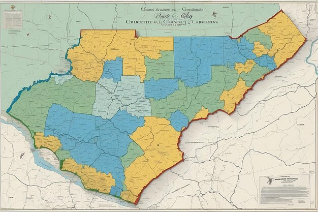 Foto el área estadística combinada de charlotte-concord (ncsc) y carolina del norte (csa)