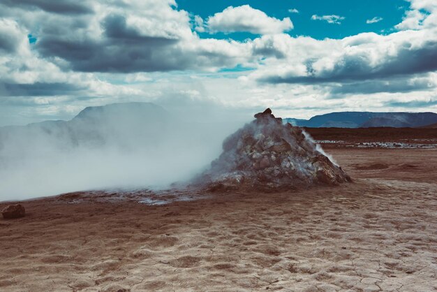 Área geotérmica Hverir Islandia