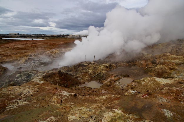 Foto Área geotérmica de islandia