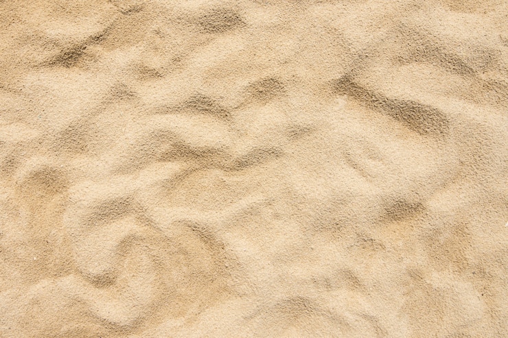 Areia no fundo da textura da praia.