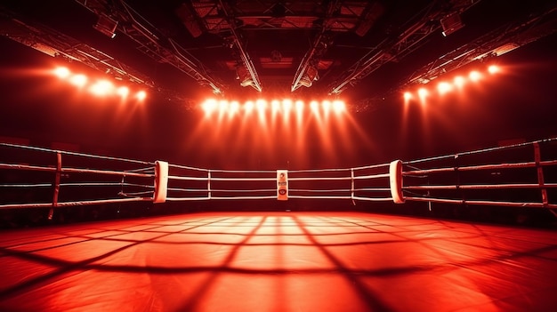 arena de boxe vazia