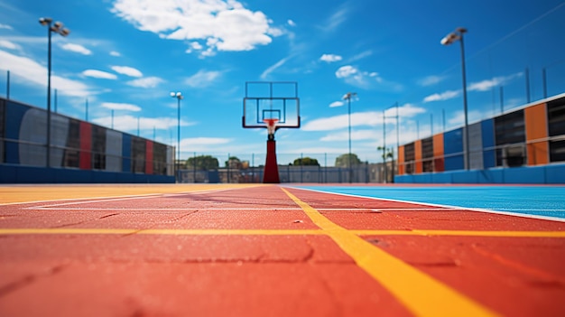 arena de esportes quadra de basquete