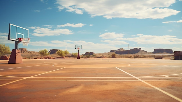 arena de esportes quadra de basquete