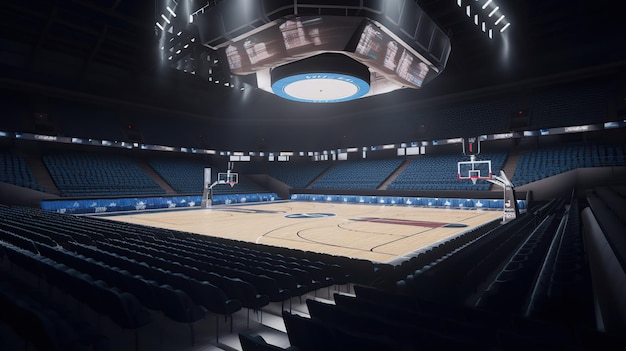 Foto arena del estadio de baloncesto