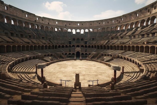 Arena de lucha de gladiadores Ai