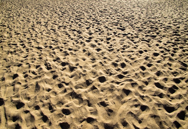 Arena en la playa