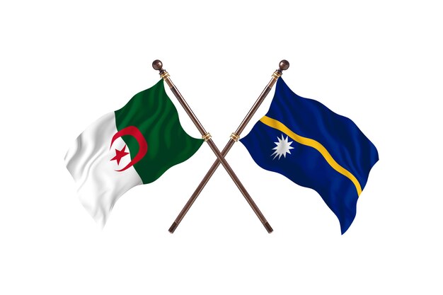 Argélia contra Nauru Two Flags