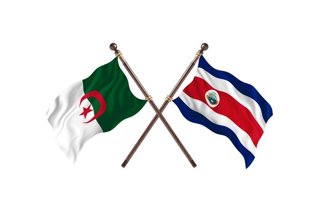 Argélia x Costa Rica Two Flags