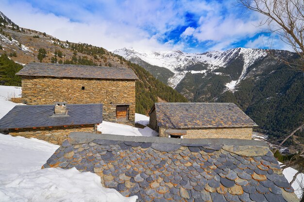 Arinsal Dorf in Andorra Pyrenäen