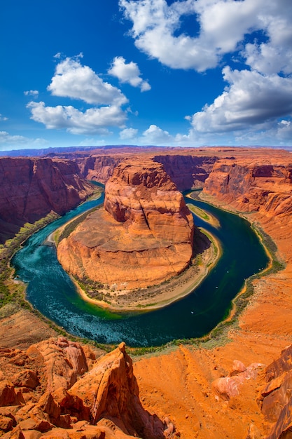 Arizona-Hufeisenbiegungswindung des Colorado River