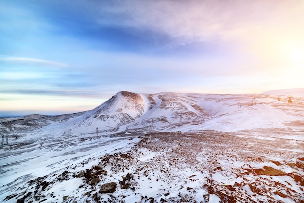 Arktische Berglandschaft