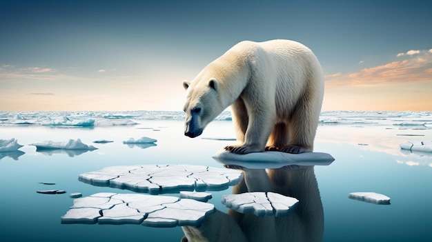 Arktischer Eisbär