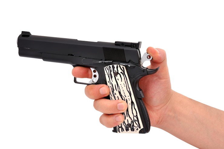Foto arma de recarga