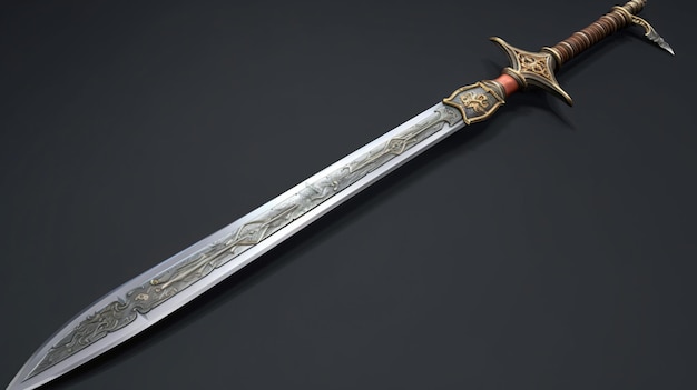 Arma larga canción de la espada huizong chino simple y agudo