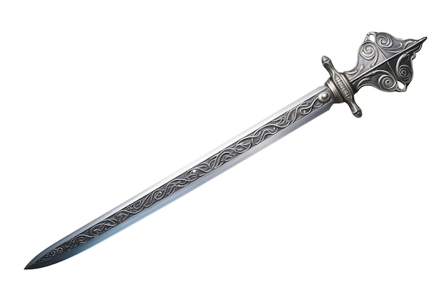 Armamento do Cavaleiro da Espada Medieval e Equipamento de Lâmina IA Generativa