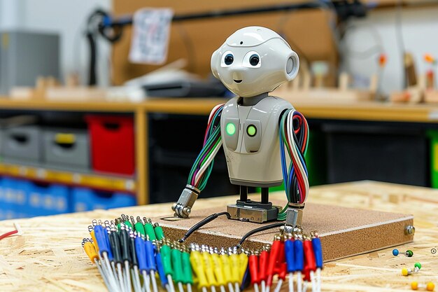 Armamentos robóticos para el ensamblaje de componentes para la fabricación de electrónica