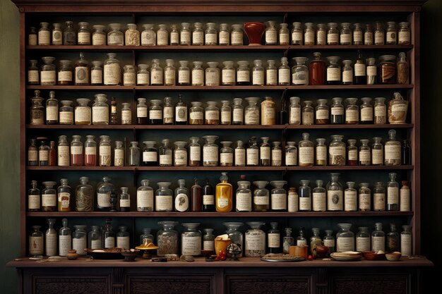 El armario de medicamentos recetados de la farmacia Genera Ai