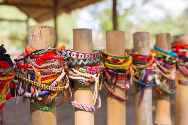 Armbänder für die Opfer der Killing Fields von Kambodscha Phnom Penh